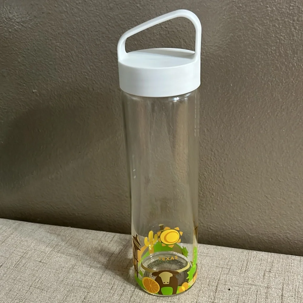 Starbucks You are Here Collection, glass Water bottle